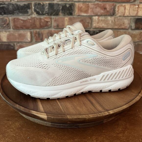 Brooks Ariel GTS 23 Supportive Cream Womens 8.5 2E Road Running Shoes Sneakers - Picture 12 of 16